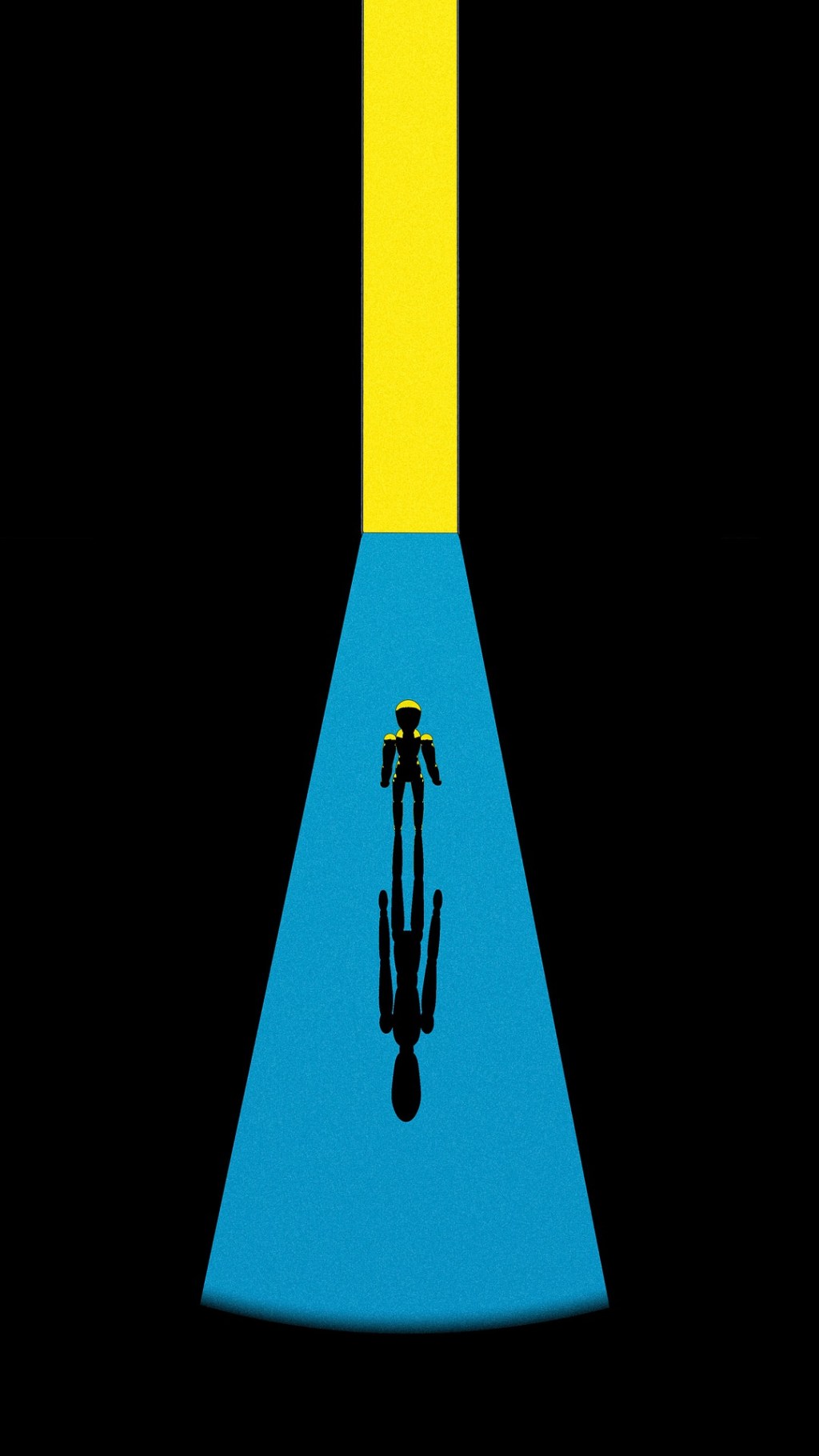 Personnage devant une porte lumineuse. Par Par Clara Müller, https://pixabay.com/fr/illustrations/caricature-dessin-%c3%a0-main-lev%c3%a9e-porte-4805541/