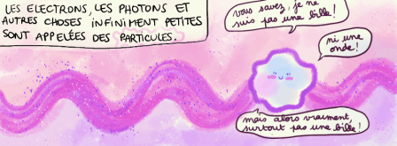 Les particules, ces éternelles indéterminées. Par Mahaut de Lataillade.