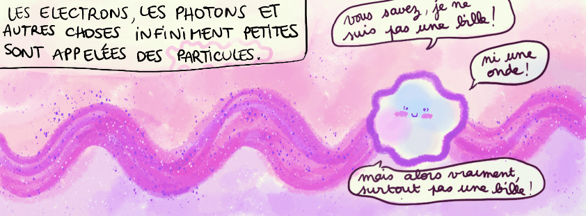 Les particules, ces éternelles indéterminées. Par Mahaut de Lataillade.