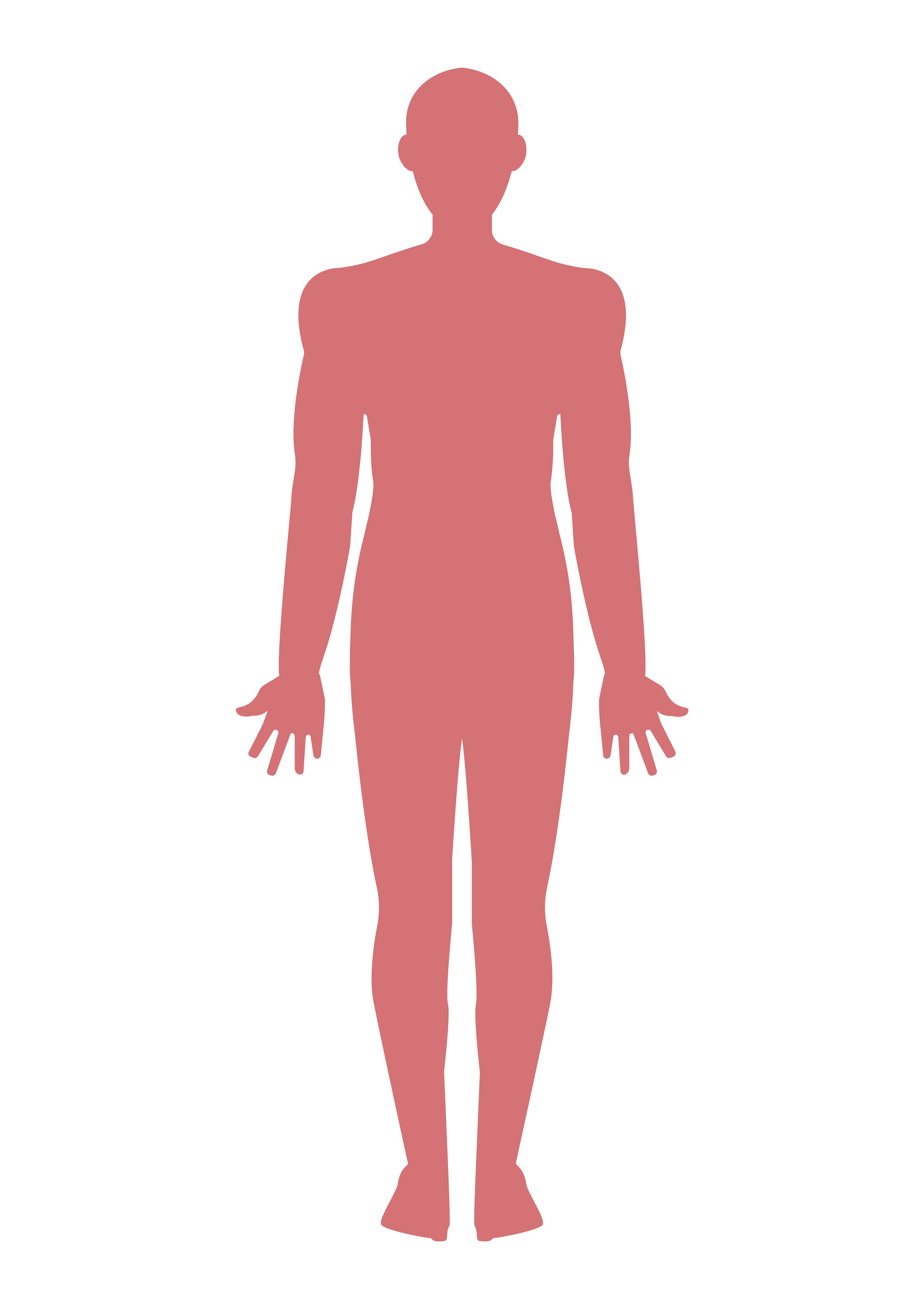 Une silhouette d'humain rose. Par APRL de Sketchify Education, Canva