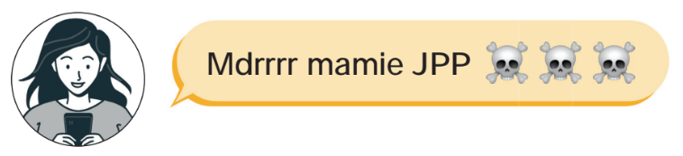 Illustration Mdrrr mamie JPP. Par Freepik / https://storyset.com/